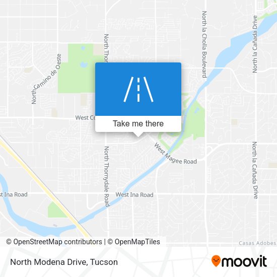 Mapa de North Modena Drive
