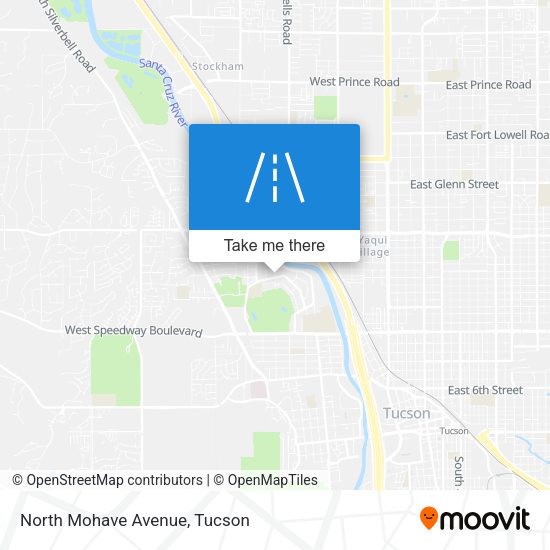 North Mohave Avenue map