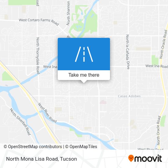Mapa de North Mona Lisa Road