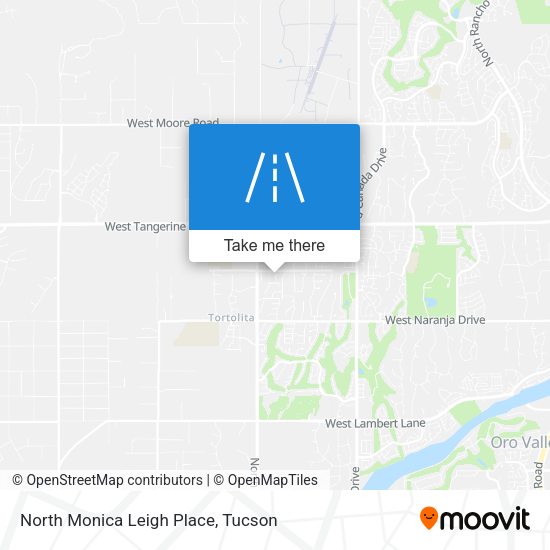 North Monica Leigh Place map