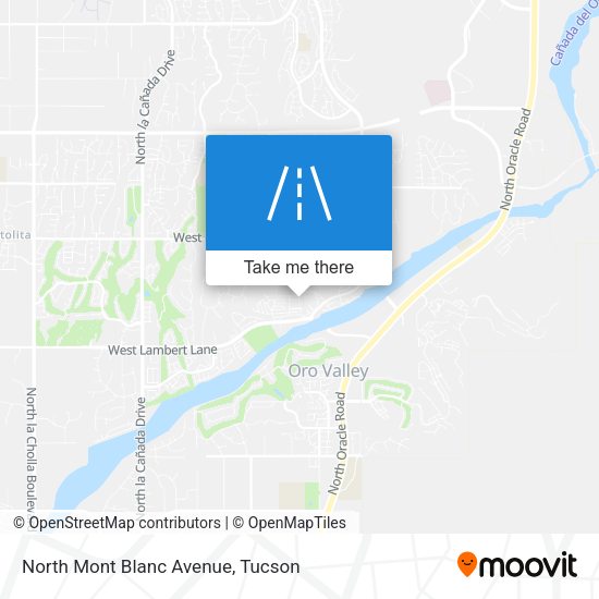 North Mont Blanc Avenue map