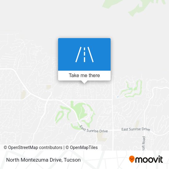 North Montezuma Drive map