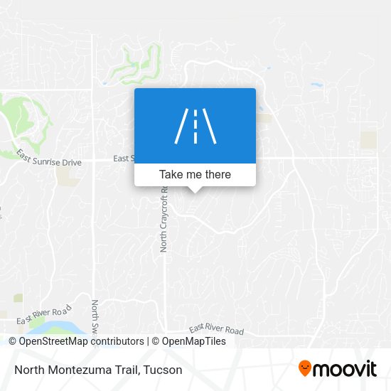 North Montezuma Trail map