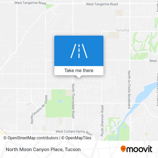 Mapa de North Moon Canyon Place