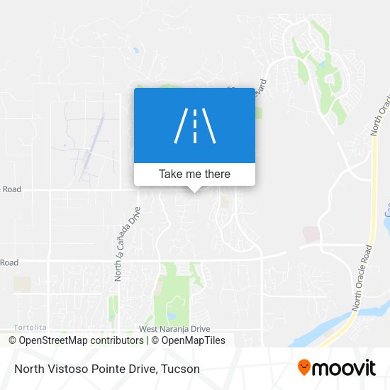 Mapa de North Vistoso Pointe Drive