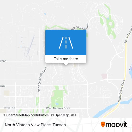 North Vistoso View Place map