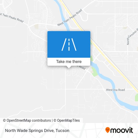 North Wade Springs Drive map