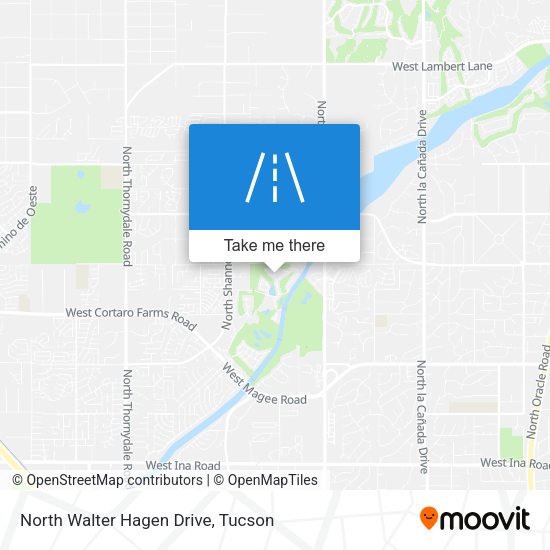 North Walter Hagen Drive map