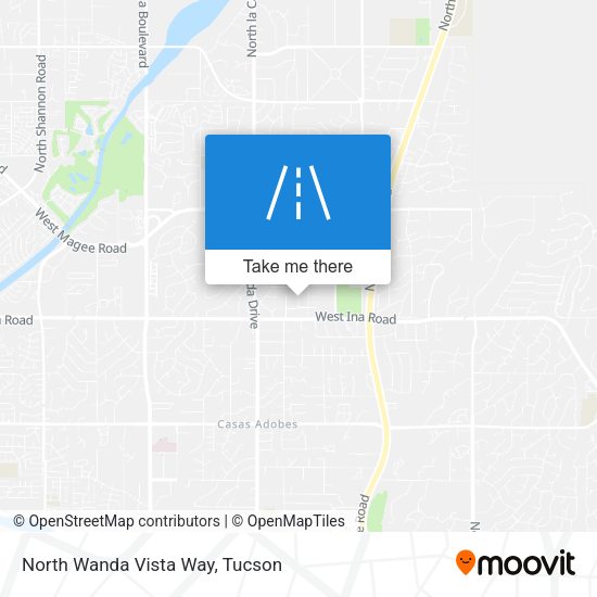 North Wanda Vista Way map
