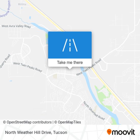North Weather Hill Drive map