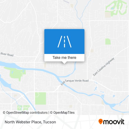 North Webster Place map