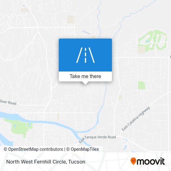 Mapa de North West Fernhill Circle