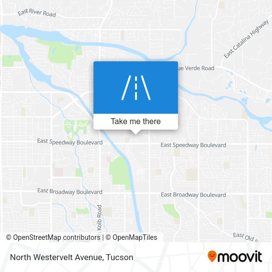 North Westervelt Avenue map