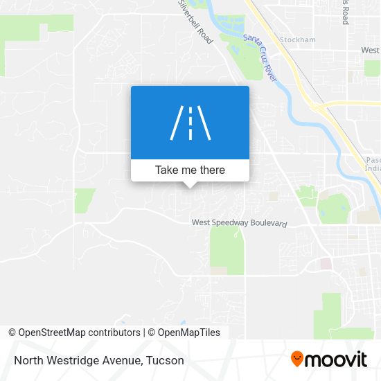 North Westridge Avenue map
