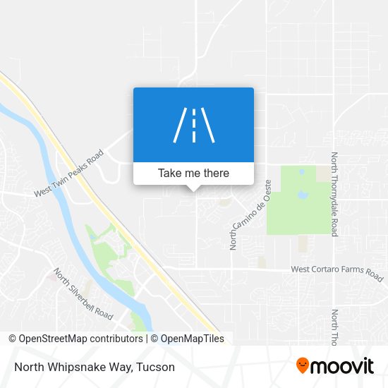 Mapa de North Whipsnake Way
