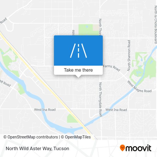 North Wild Aster Way map