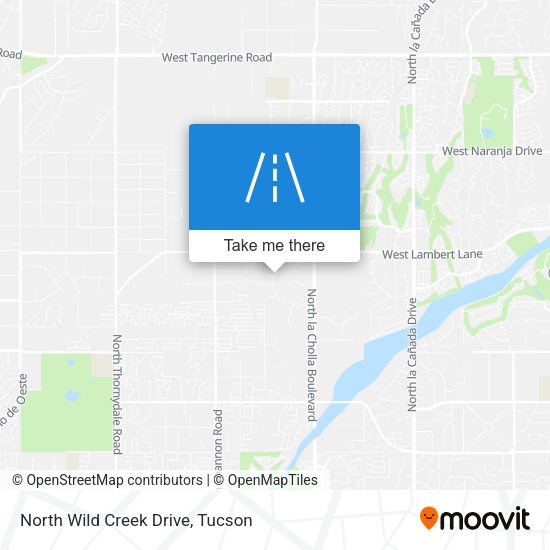 North Wild Creek Drive map