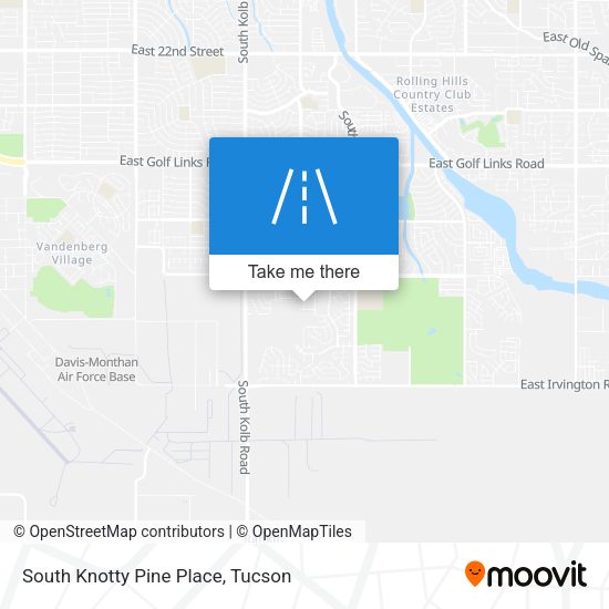 Mapa de South Knotty Pine Place