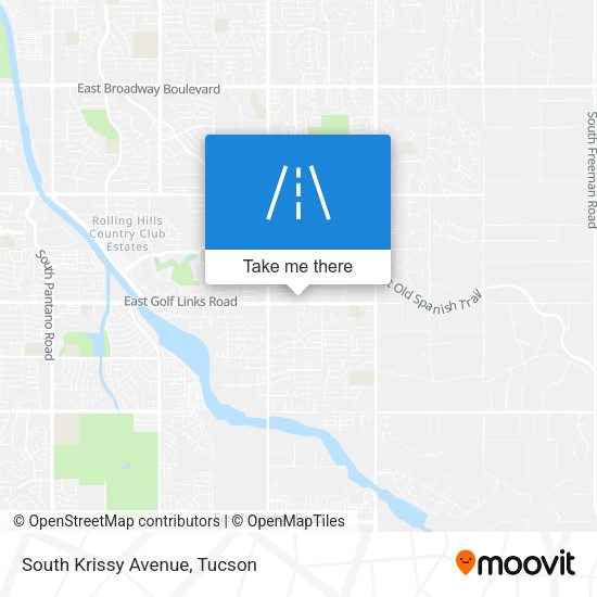South Krissy Avenue map