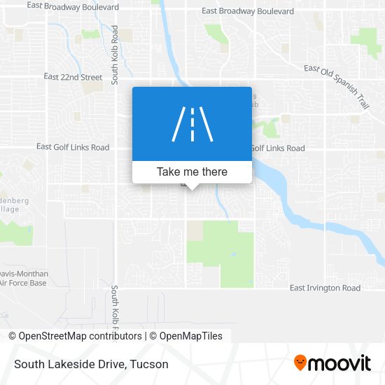 South Lakeside Drive map