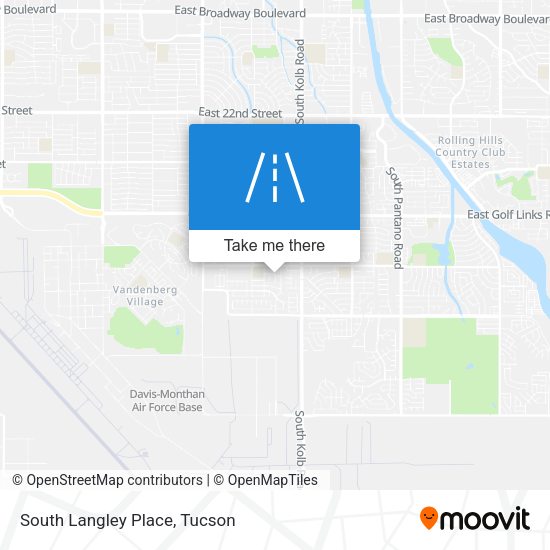 Mapa de South Langley Place
