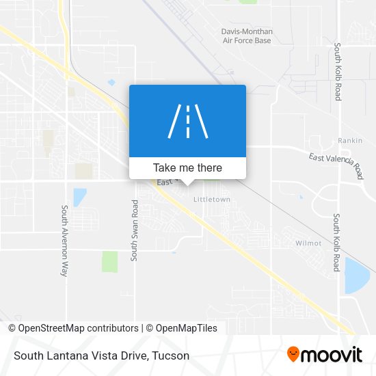 South Lantana Vista Drive map