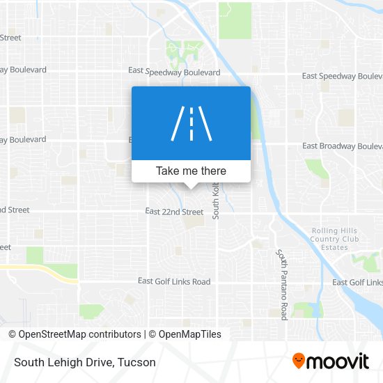 Mapa de South Lehigh Drive
