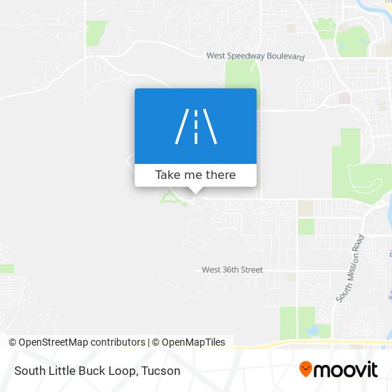 Mapa de South Little Buck Loop