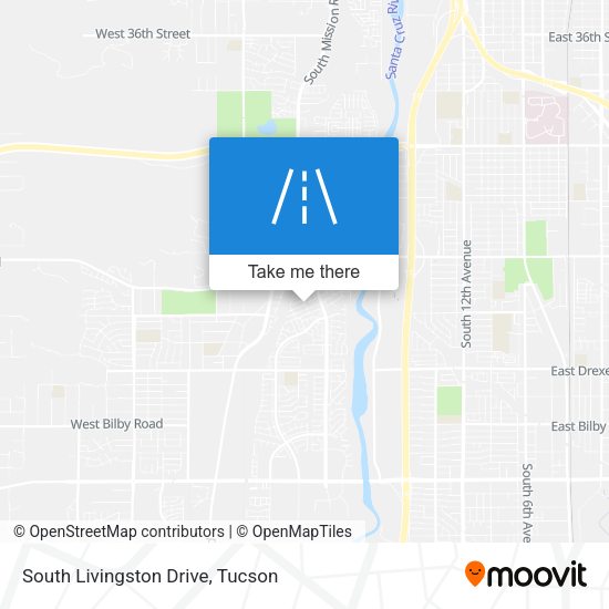South Livingston Drive map