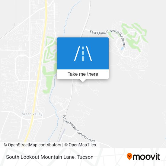 South Lookout Mountain Lane map