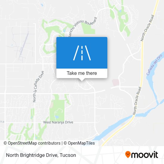 North Brightridge Drive map