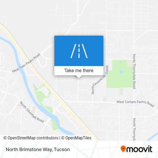 North Brimstone Way map