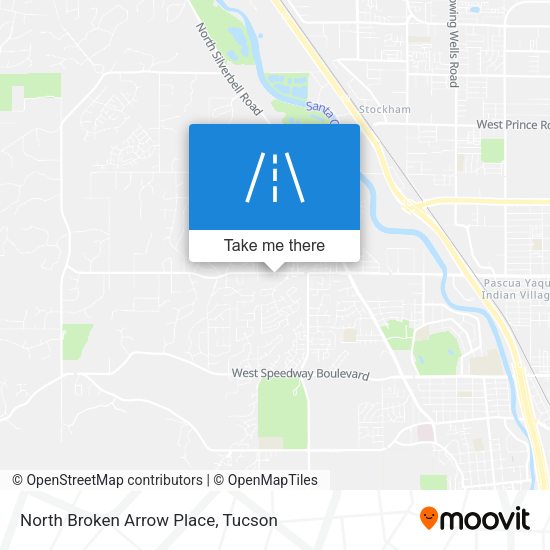 North Broken Arrow Place map