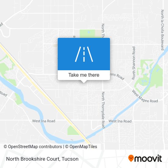 North Brookshire Court map