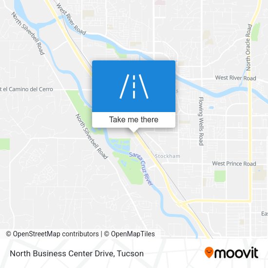 North Business Center Drive map