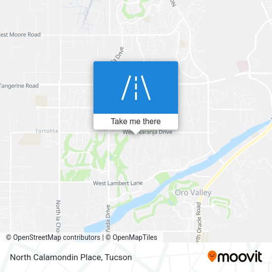 North Calamondin Place map