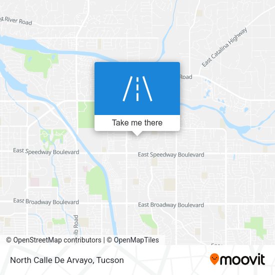 North Calle De Arvayo map