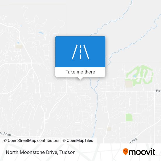 North Moonstone Drive map