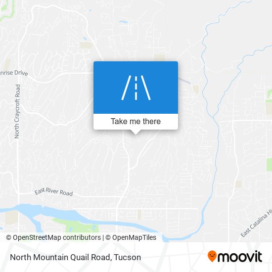 North Mountain Quail Road map