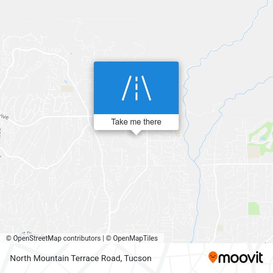 North Mountain Terrace Road map