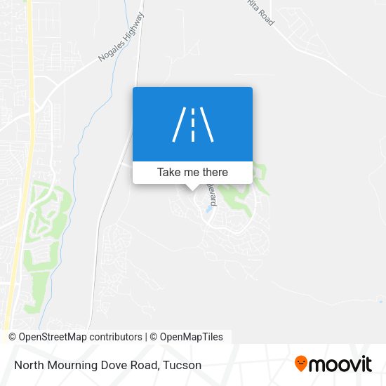 North Mourning Dove Road map