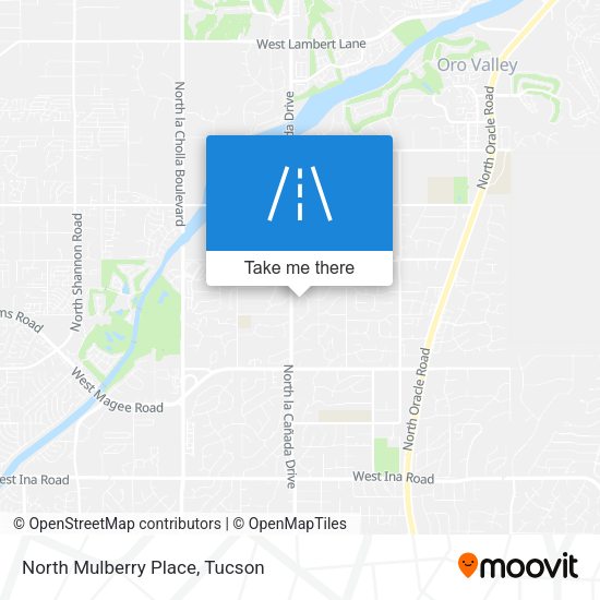 North Mulberry Place map
