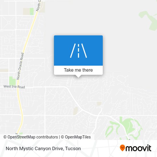 North Mystic Canyon Drive map