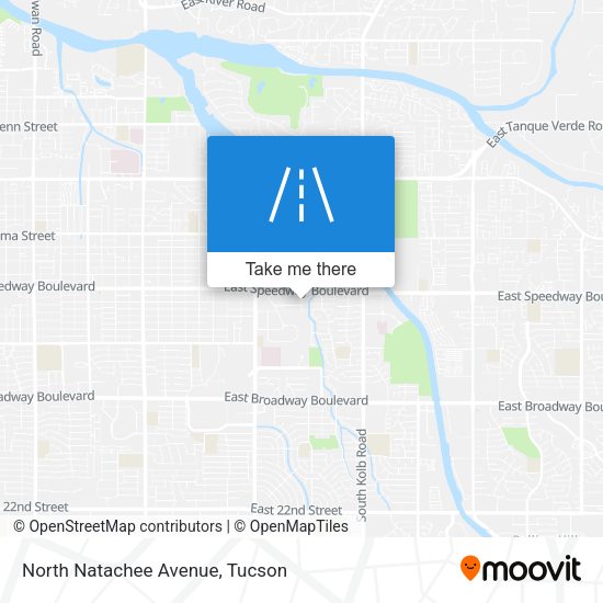 North Natachee Avenue map