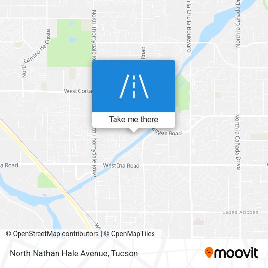 Mapa de North Nathan Hale Avenue