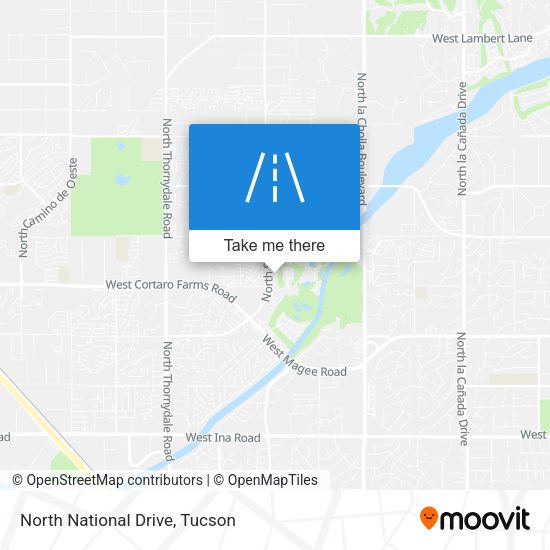 North National Drive map