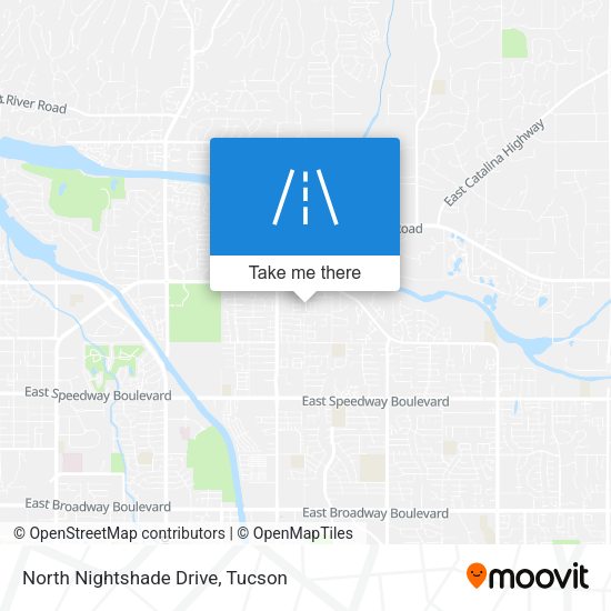 North Nightshade Drive map