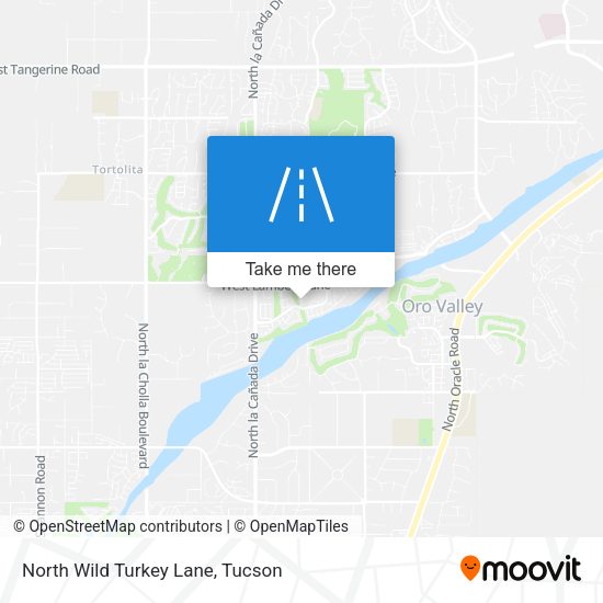Mapa de North Wild Turkey Lane