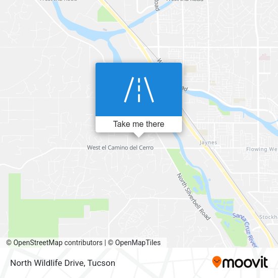 North Wildlife Drive map