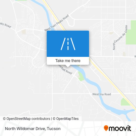 North Wildomar Drive map